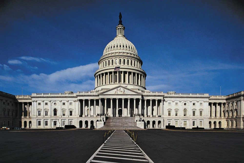 The United States Capitol building in Washington, DC